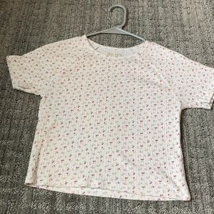 cropped flower American eagle Woman’s medium shirt